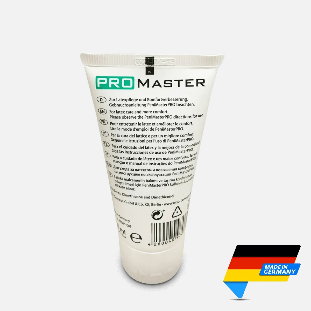 PeniMaster® – ProMaster Comfort & Care Lubricant Gel