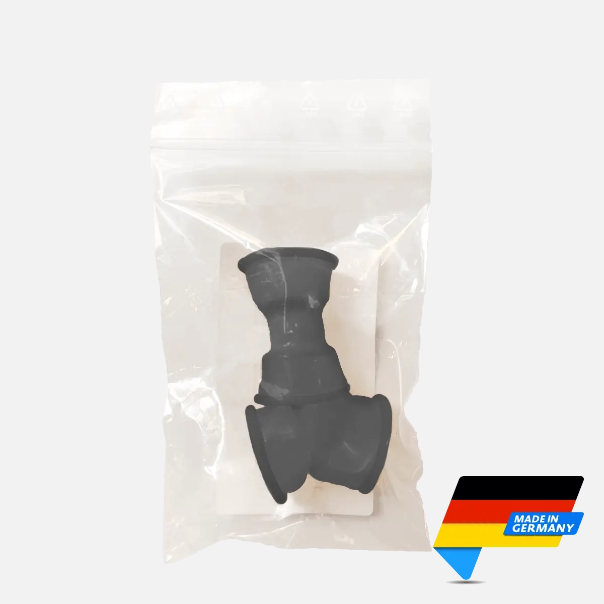 For use with the Penimaster® PRO, this accessory includes 2x Grey Standard (UNIVERSAL) Fit sluices constructed of medical soft latex.